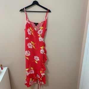 Floral Wrap Dress